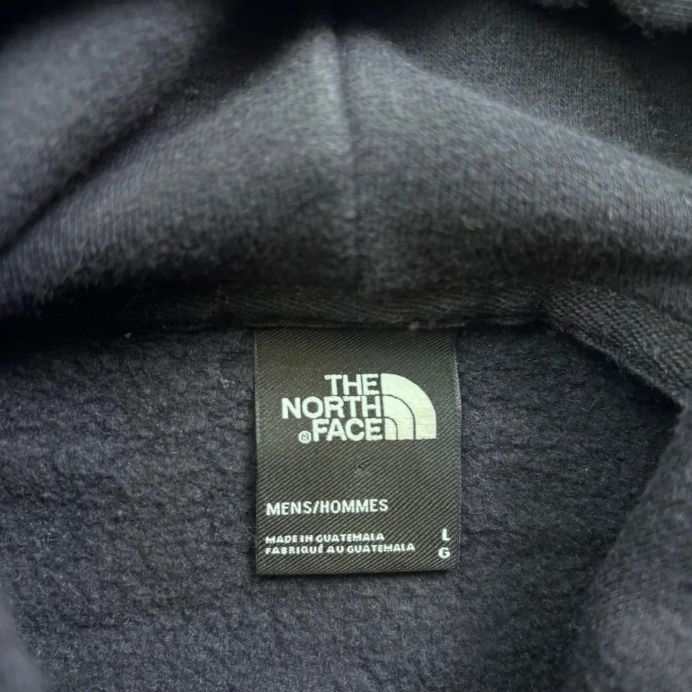 The North Face Mens Never Stop Exploring Red Box Logo Hoodie Navy Blue Large
